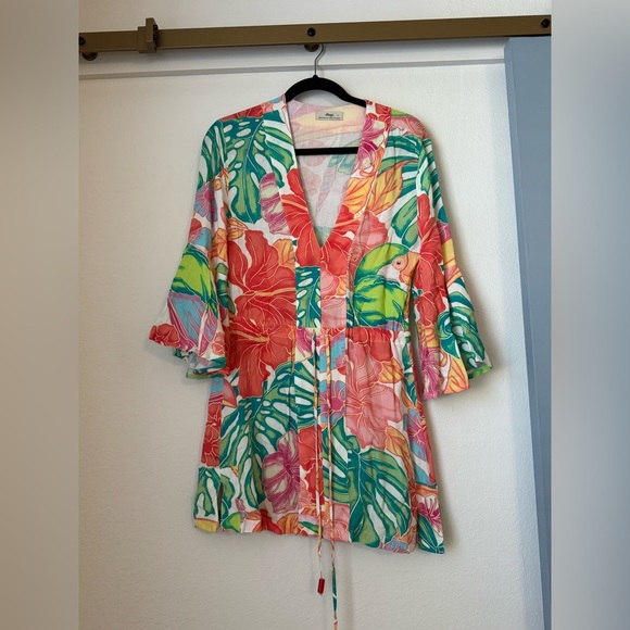 Maaji Women's Sky Garden Joy Kaftan Swimwear Cover Up - Picture 2 of 8